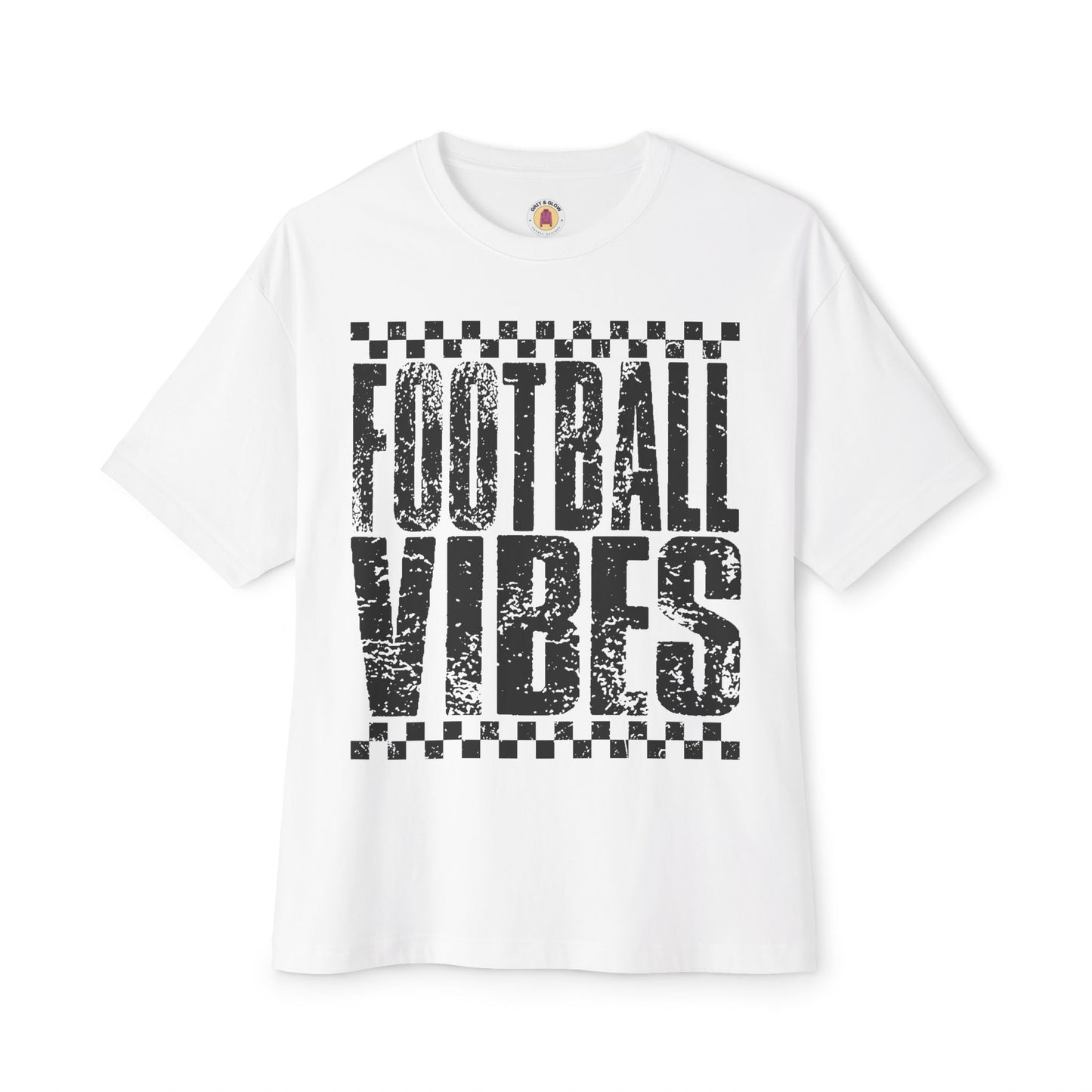Oversized Boxy Tee | Football Vibes