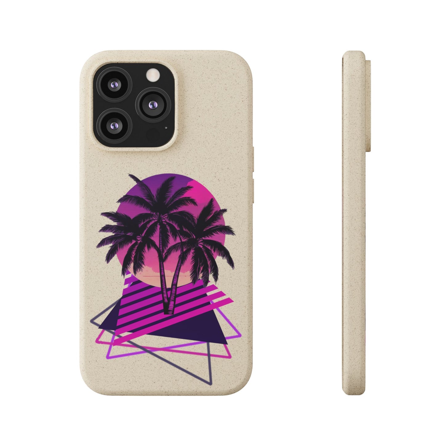 Biodegradable Phone Case | Neon Palms