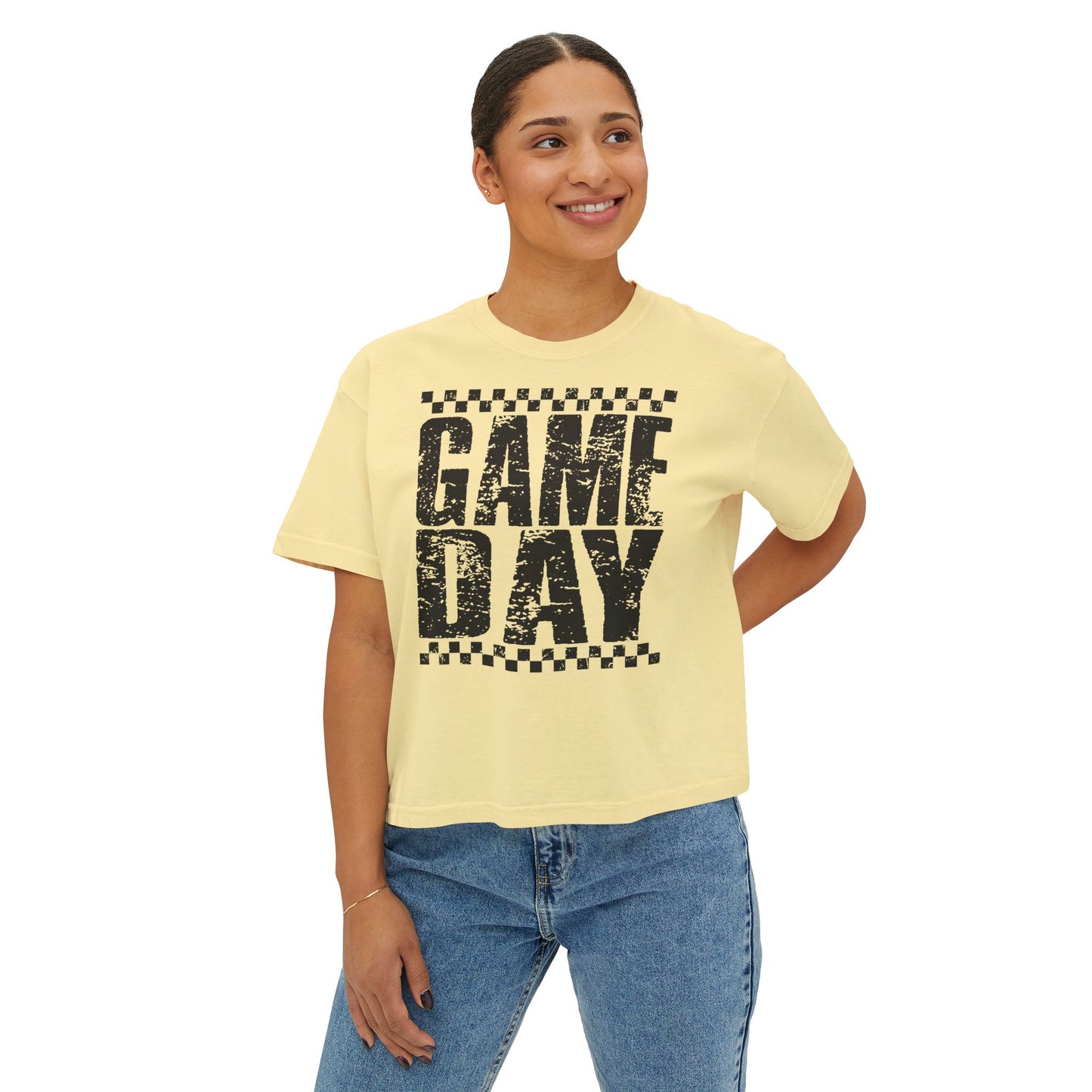 Women's Boxy Tee | Game Day