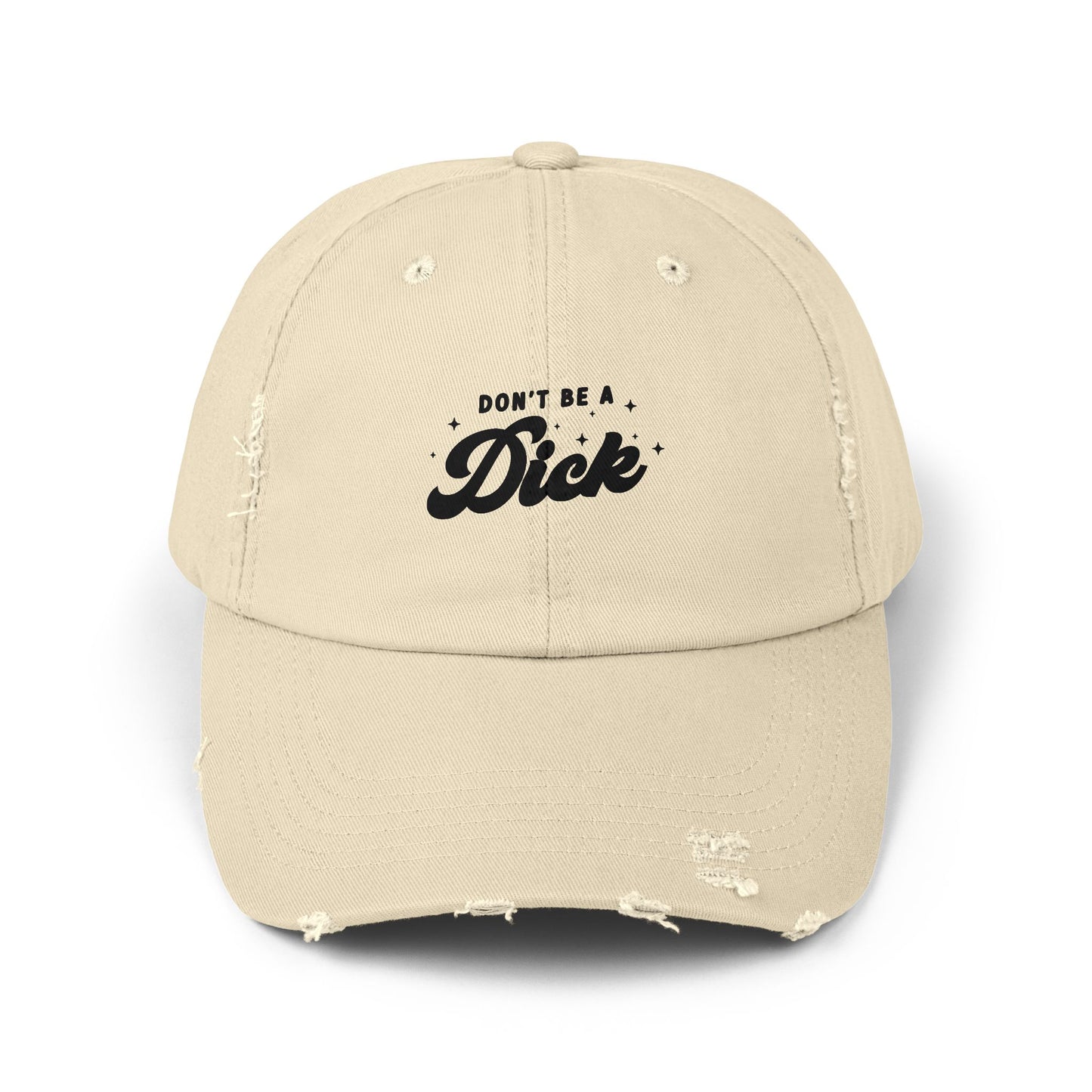 Distressed Ball Cap | Don't Be A Dick