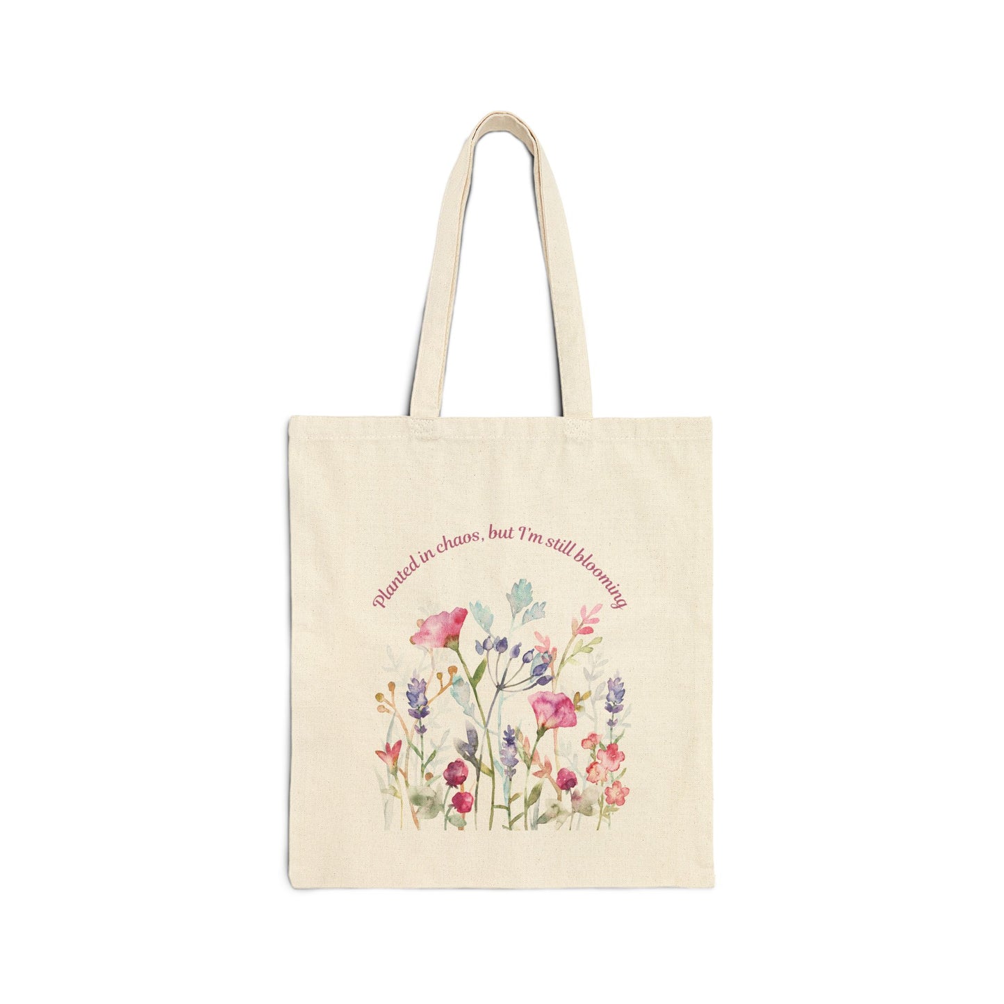 Cotton Canvas Tote Bag | Planted in Chaos Tote