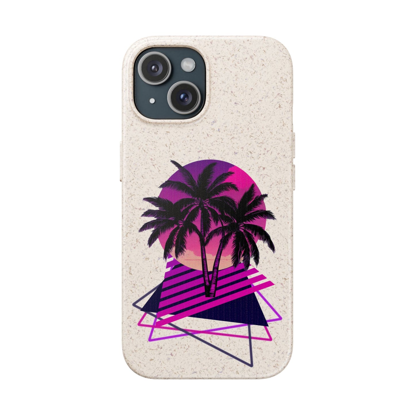 Biodegradable Phone Case | Neon Palms