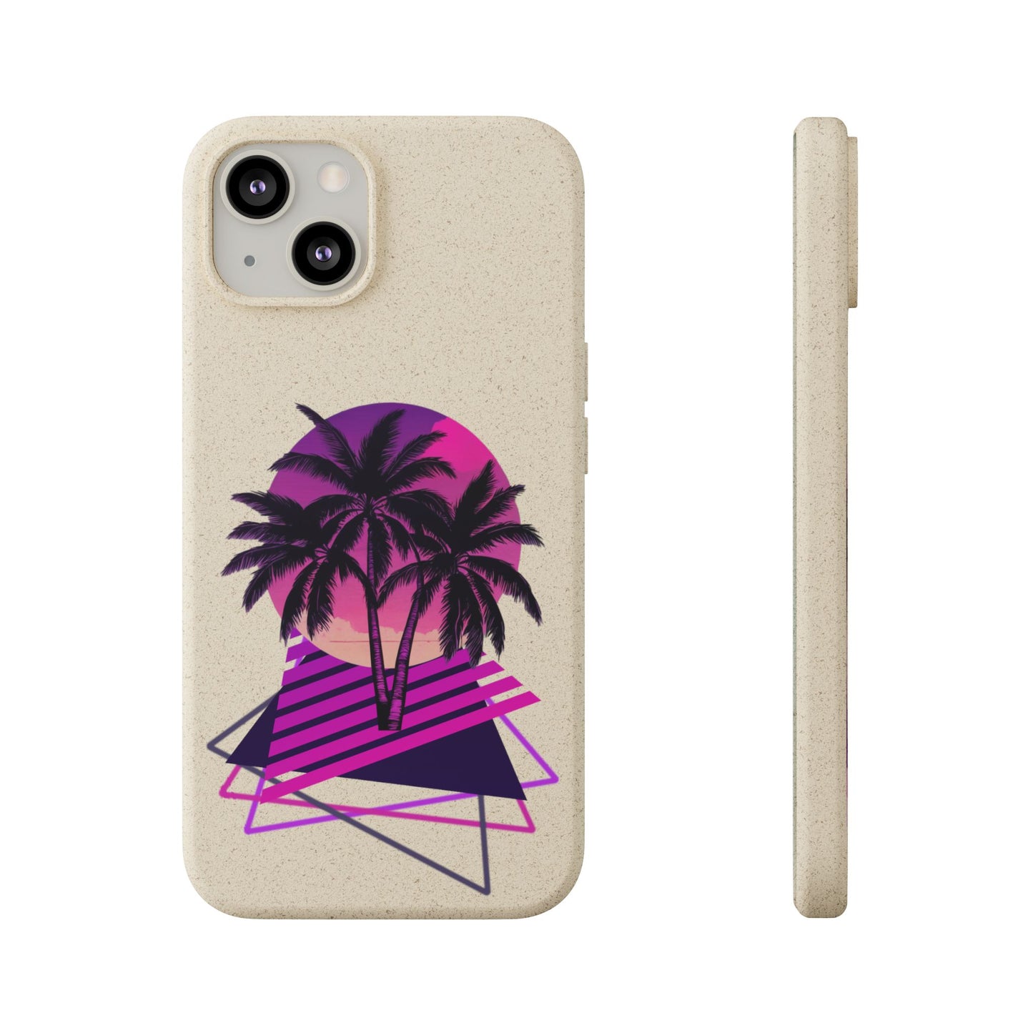 Biodegradable Phone Case | Neon Palms