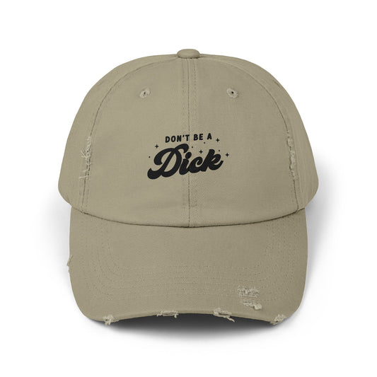 Distressed Ball Cap | Don't Be A Dick