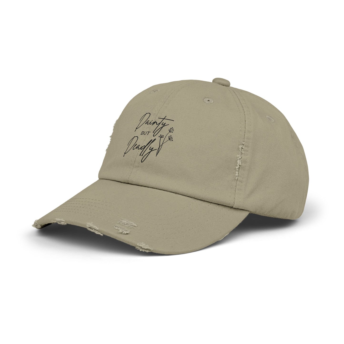 Distressed Ball Cap | Dainty But Deadly