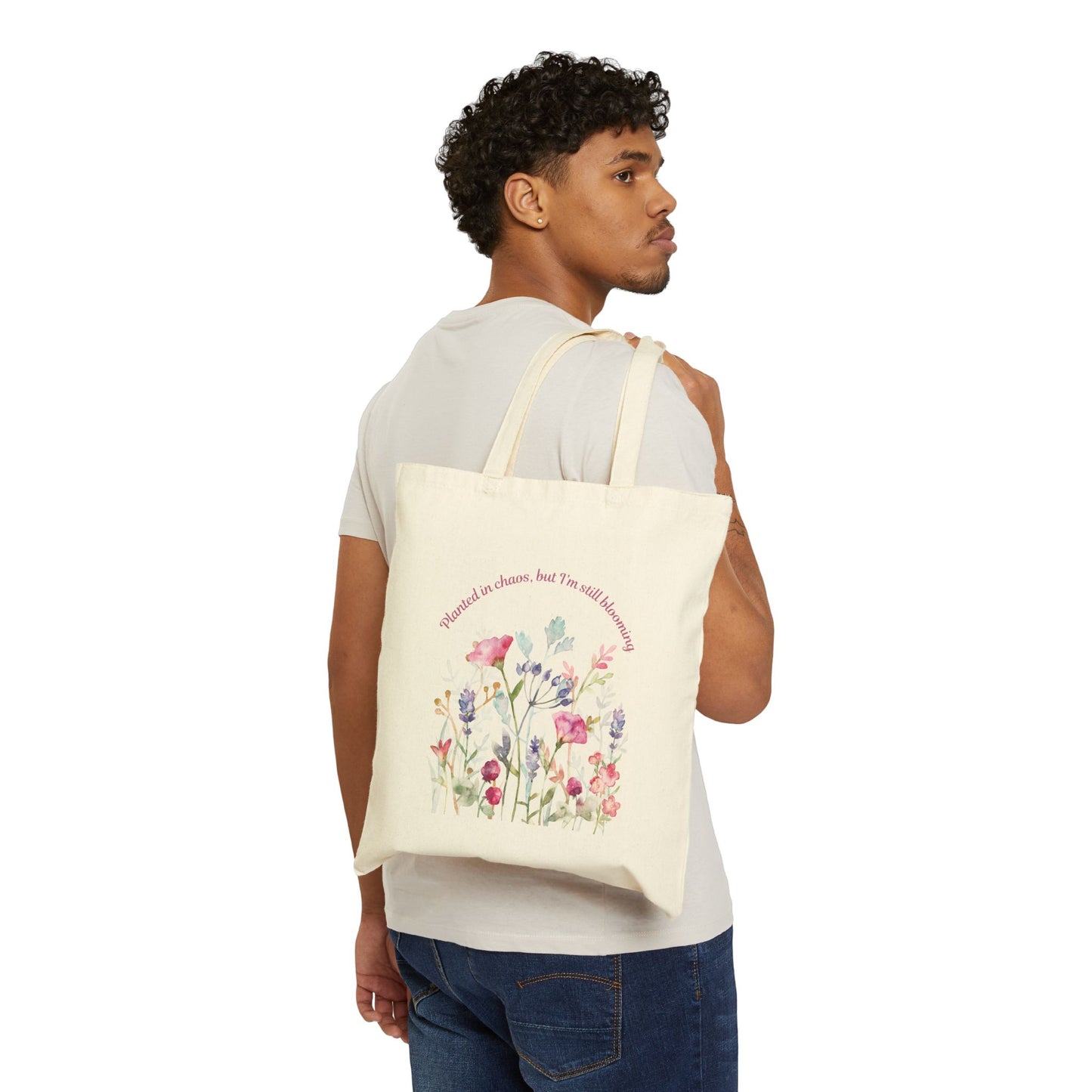 Cotton Canvas Tote Bag | Planted in Chaos Tote