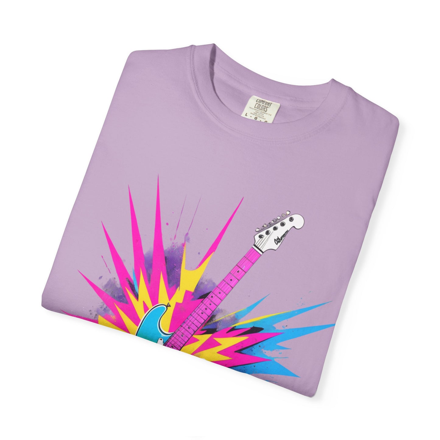 Cotton T-Shirt | Neon Guitar