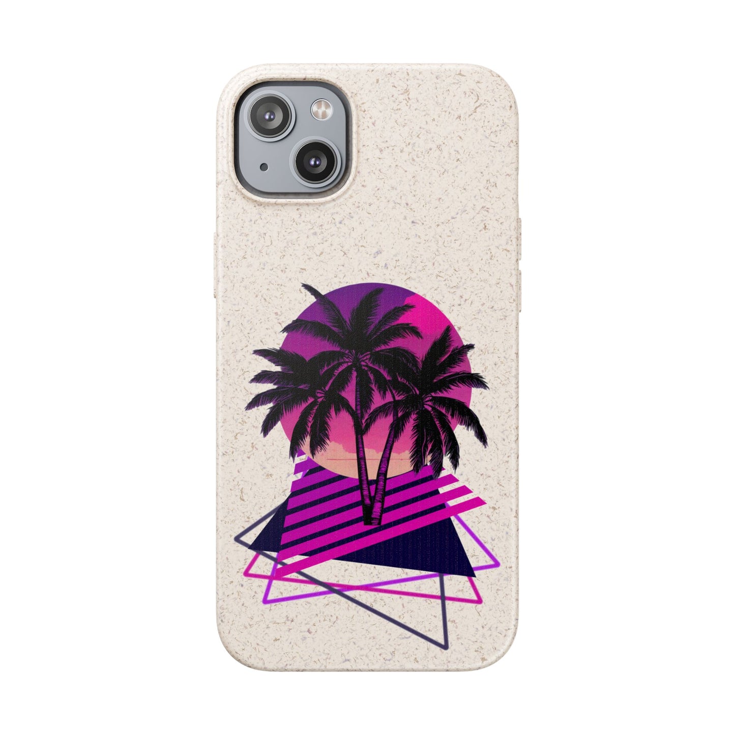 Biodegradable Phone Case | Neon Palms