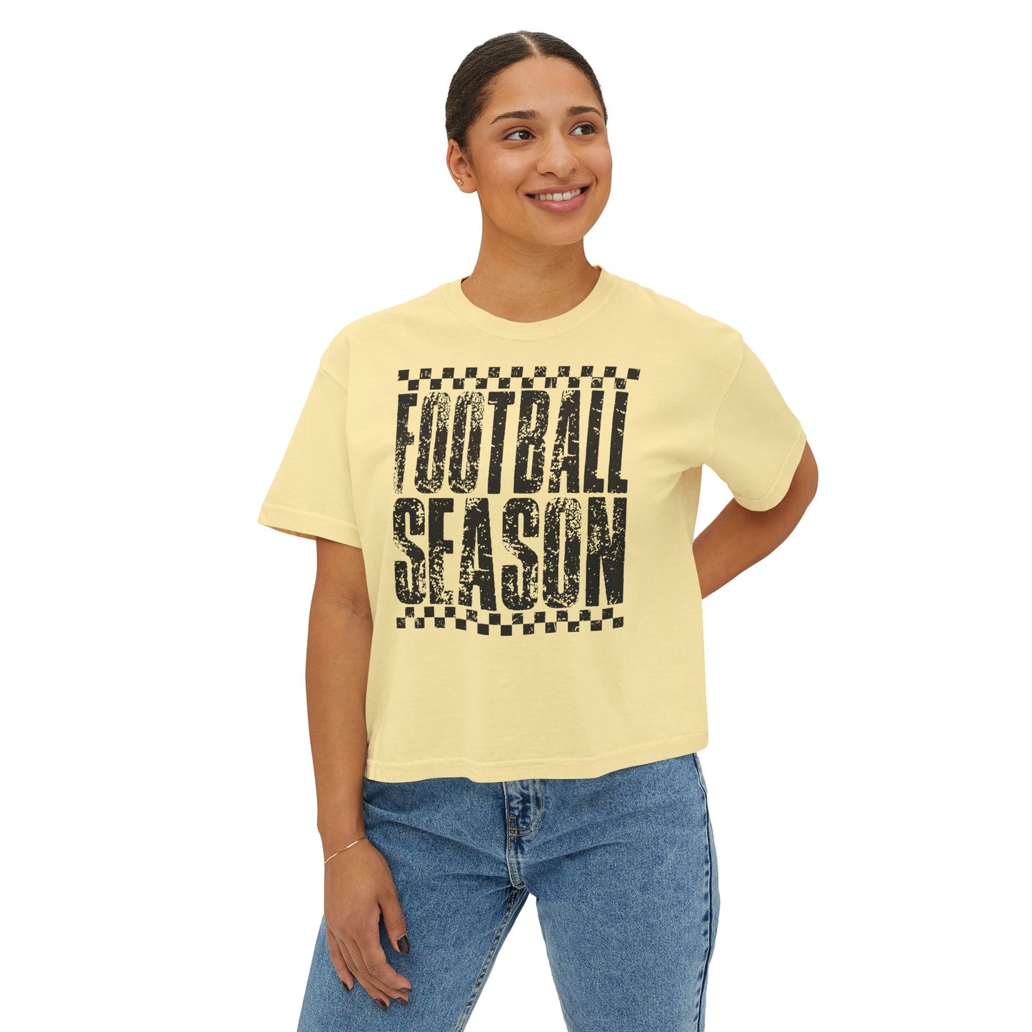 Women's Boxy Tee | Football Season