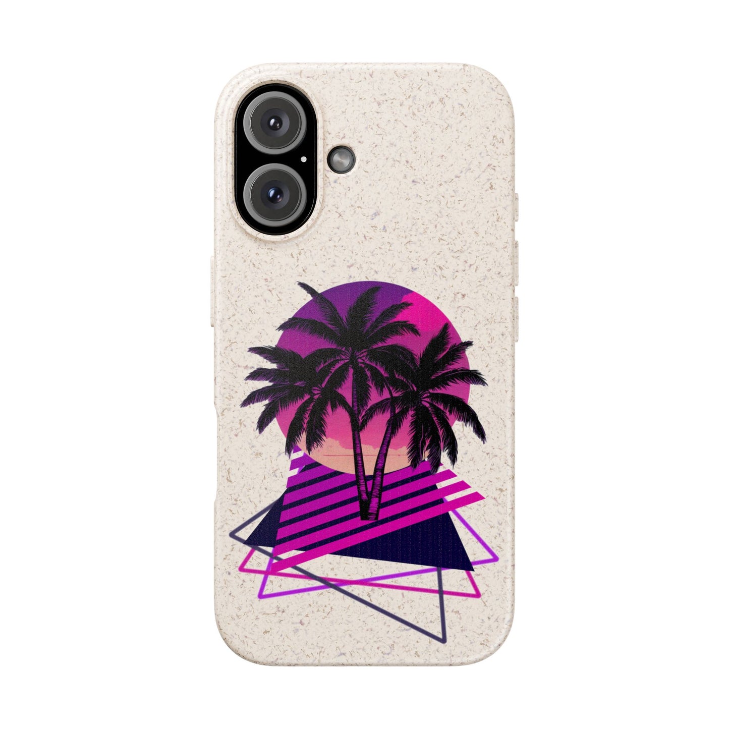 Biodegradable Phone Case | Neon Palms