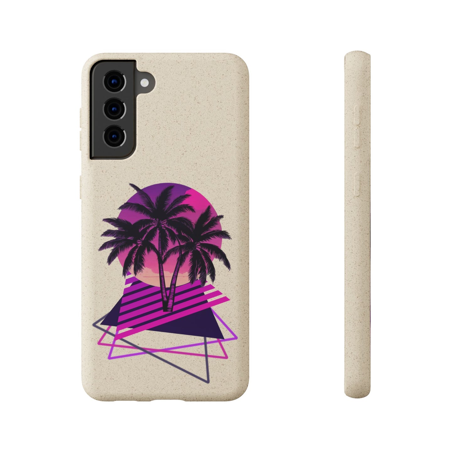 Biodegradable Phone Case | Neon Palms