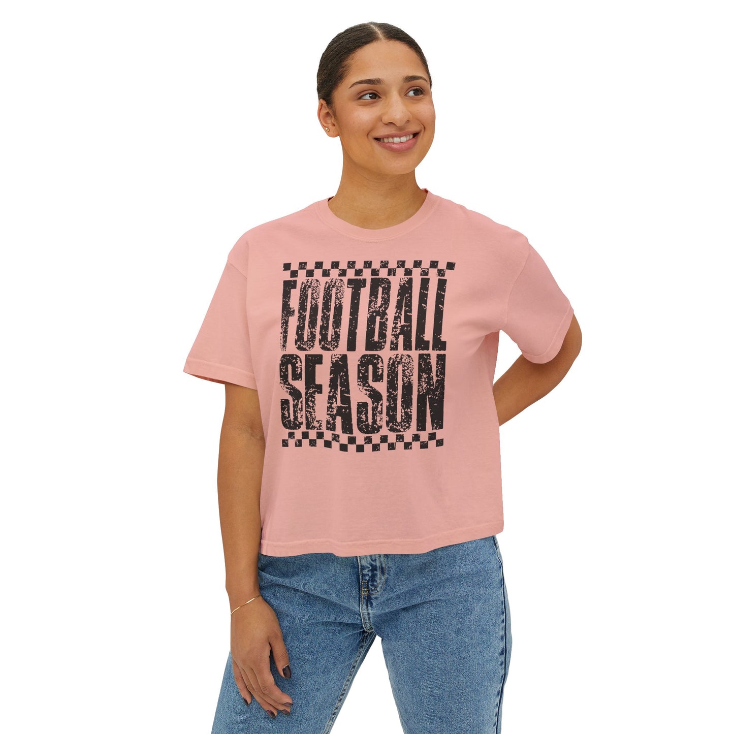 Women's Boxy Tee | Football Season