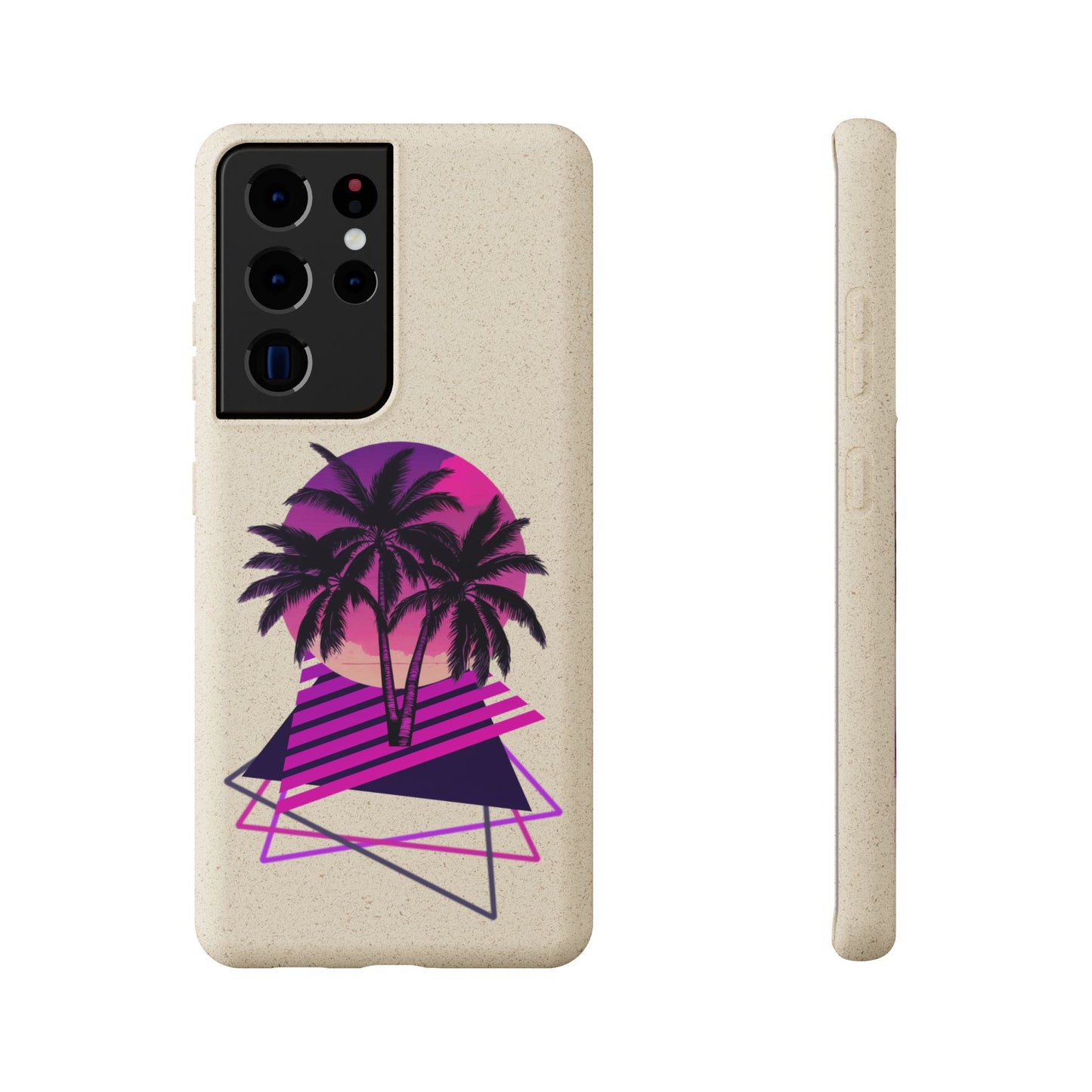 Biodegradable Phone Case | Neon Palms