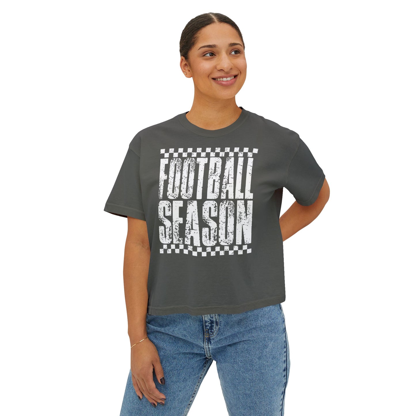 Women's Boxy Tee | Football Season