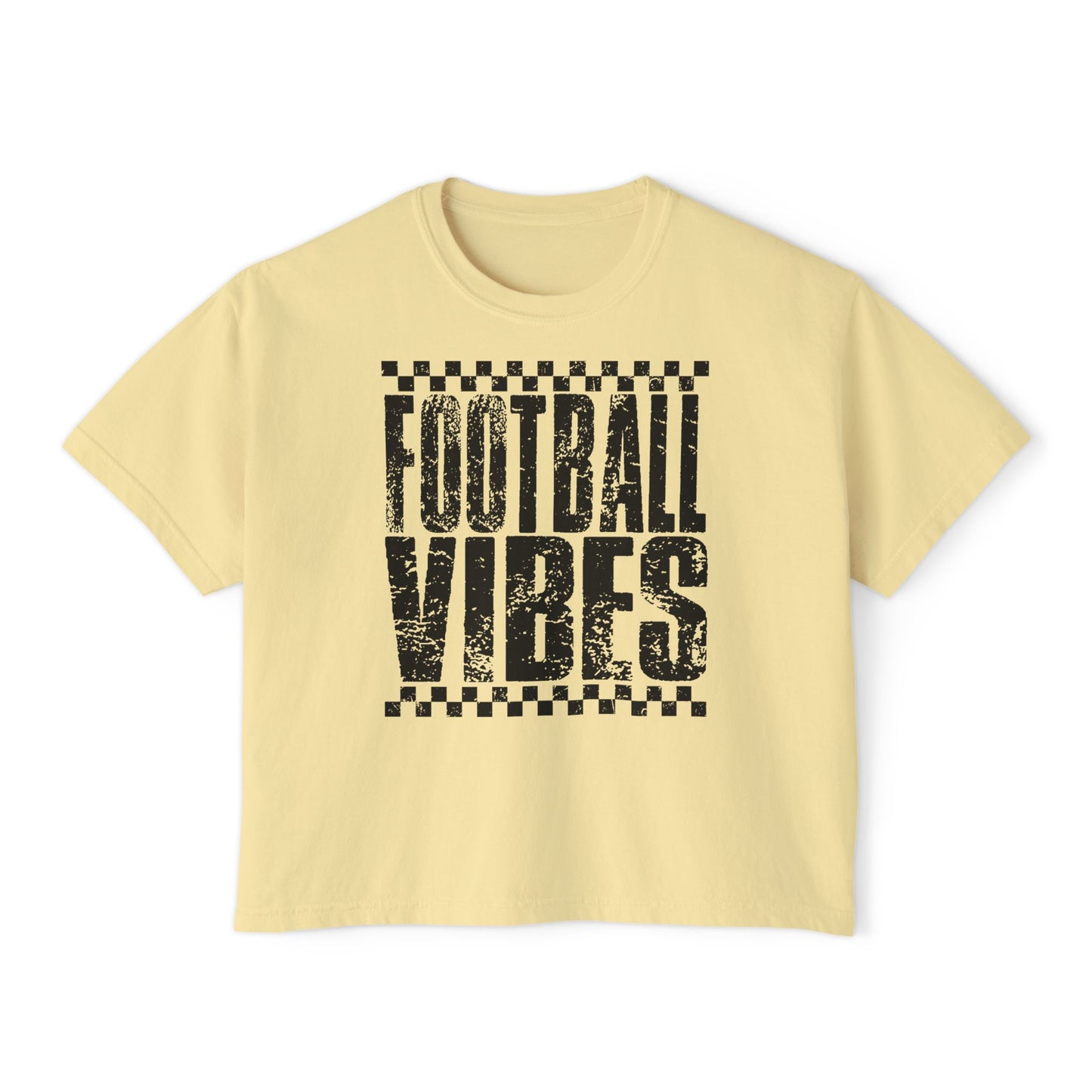 Women's Boxy Tee | Football Vibes