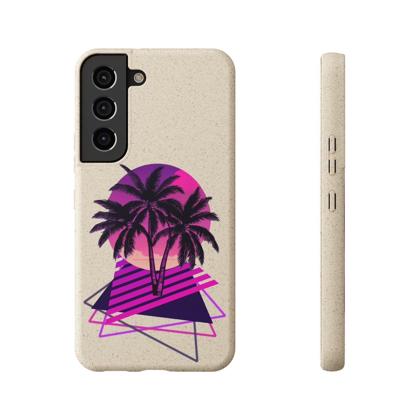 Biodegradable Phone Case | Neon Palms