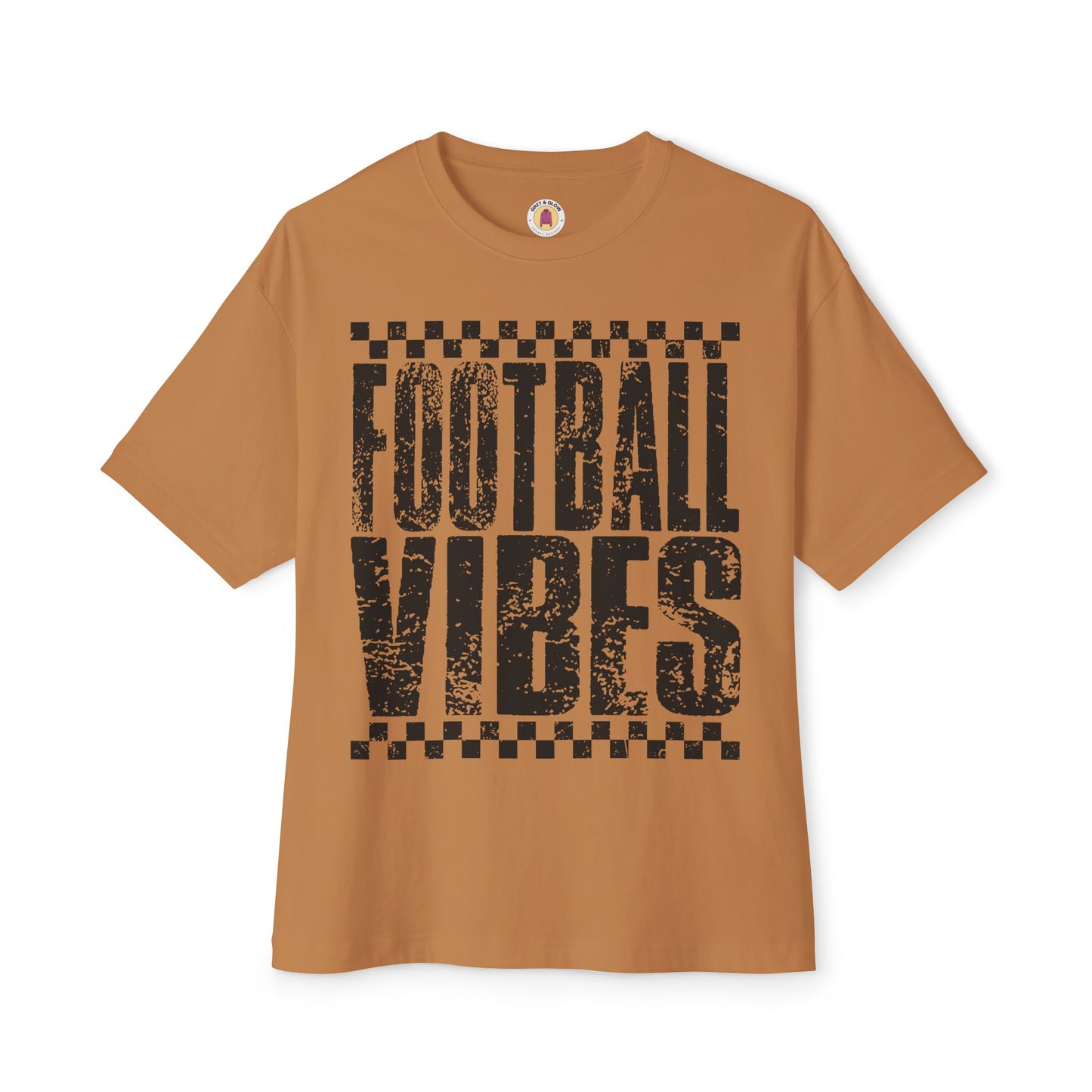 Oversized Boxy Tee | Football Vibes