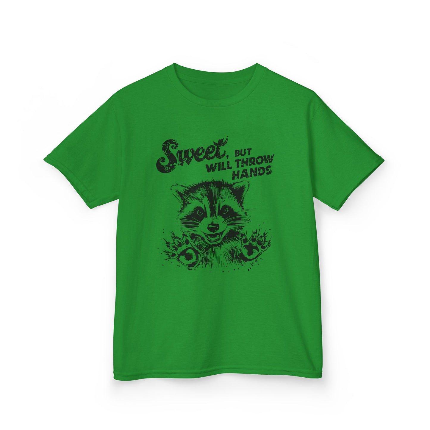 Kids Cotton T-Shirt | Sweet but will Throw Hands