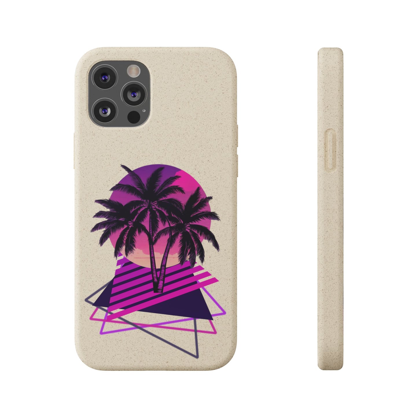 Biodegradable Phone Case | Neon Palms