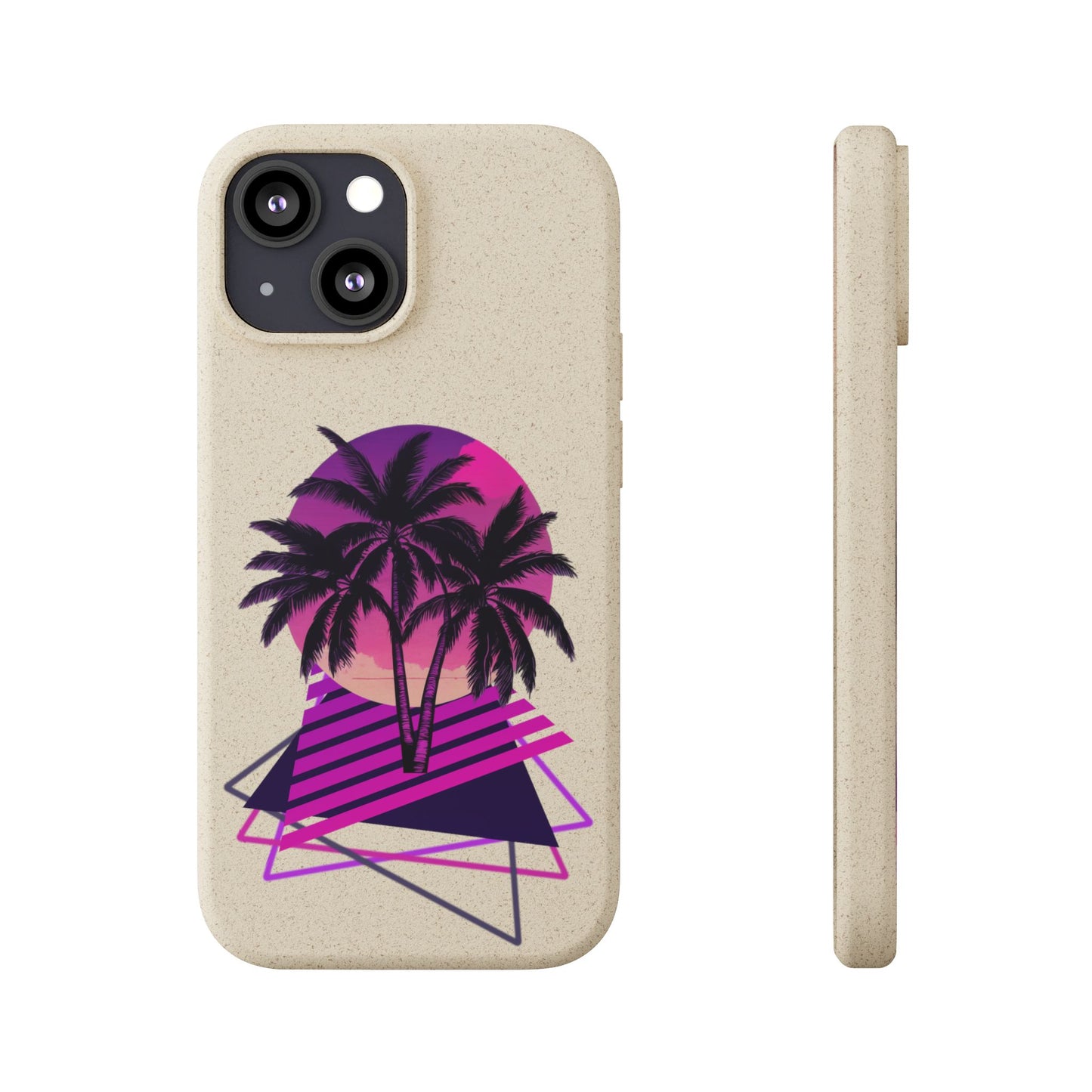 Biodegradable Phone Case | Neon Palms