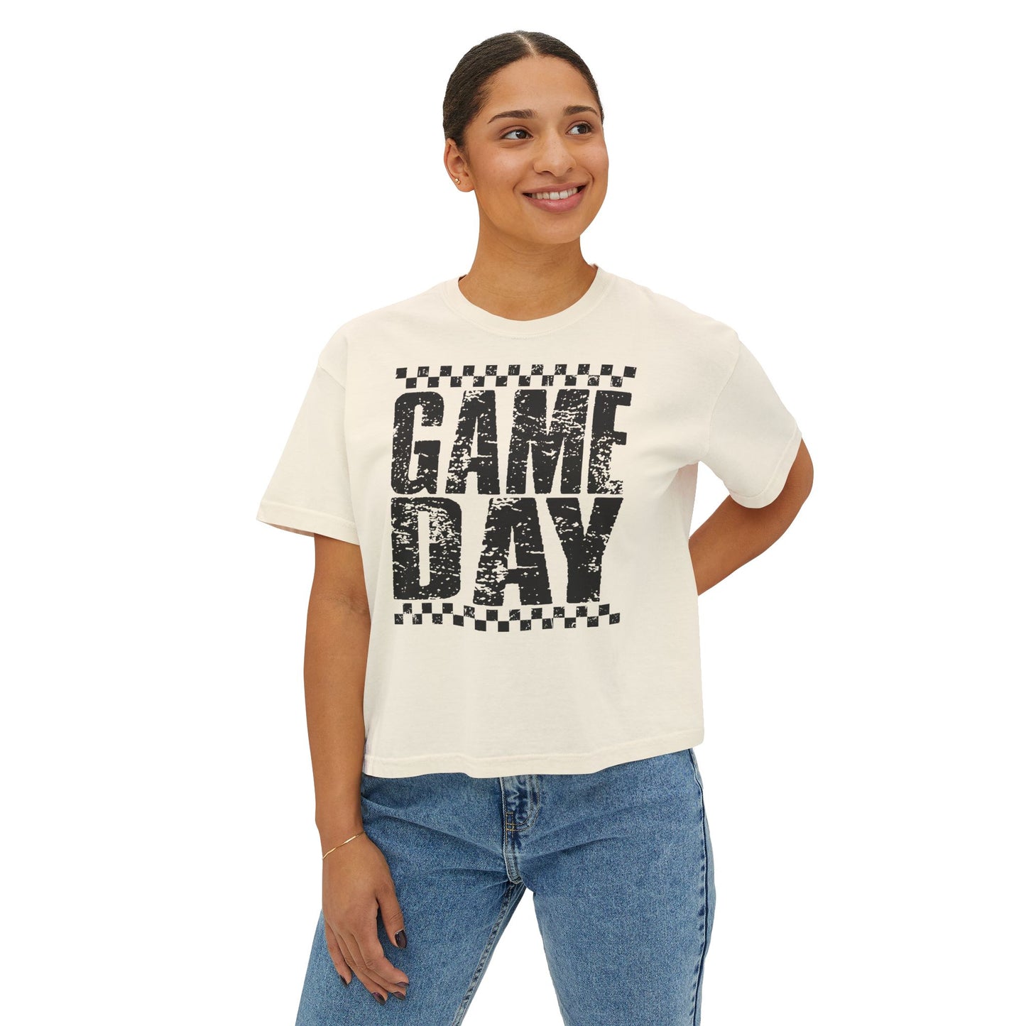 Women's Boxy Tee | Game Day