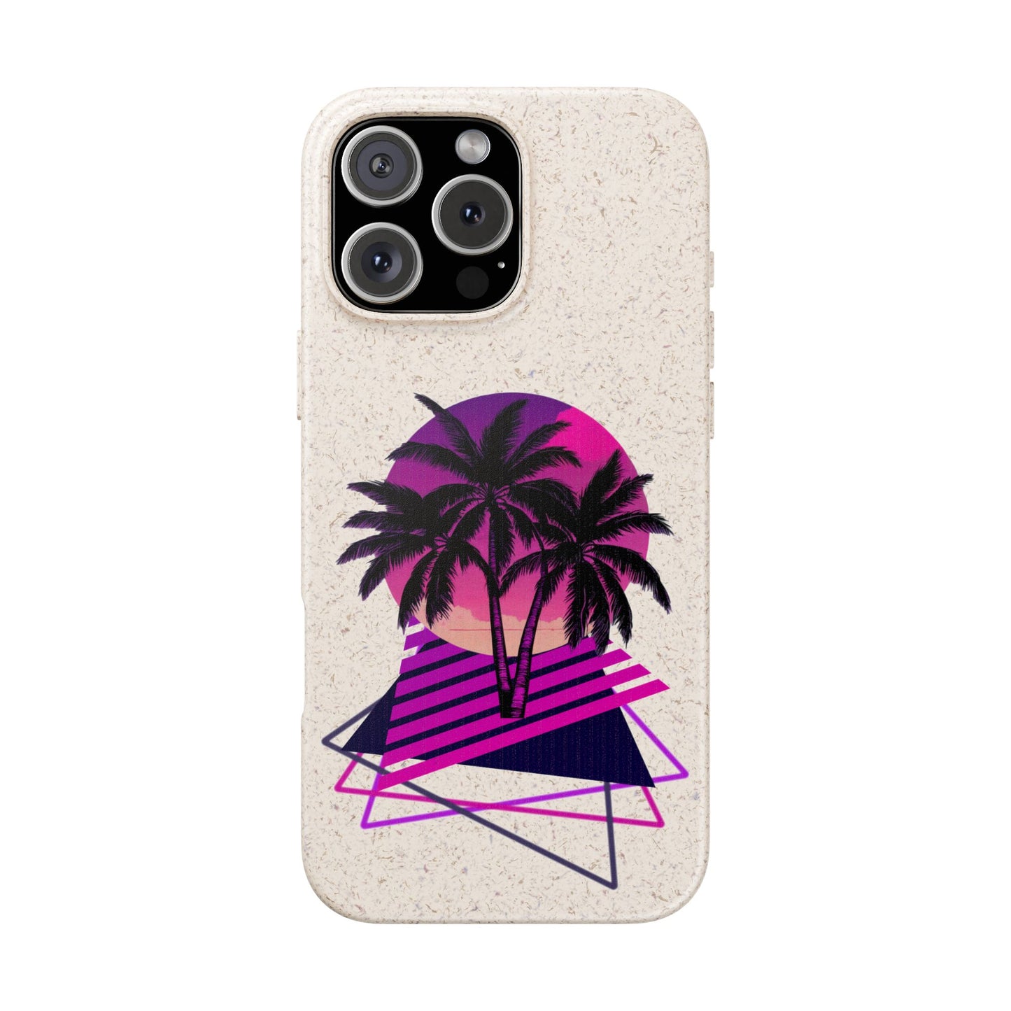 Biodegradable Phone Case | Neon Palms