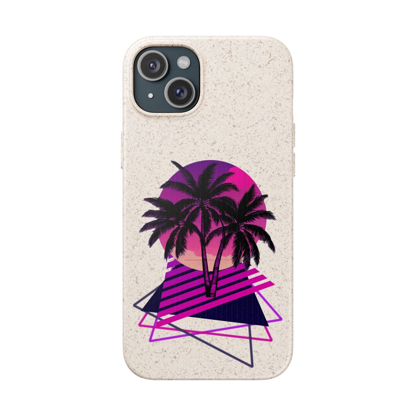 Biodegradable Phone Case | Neon Palms