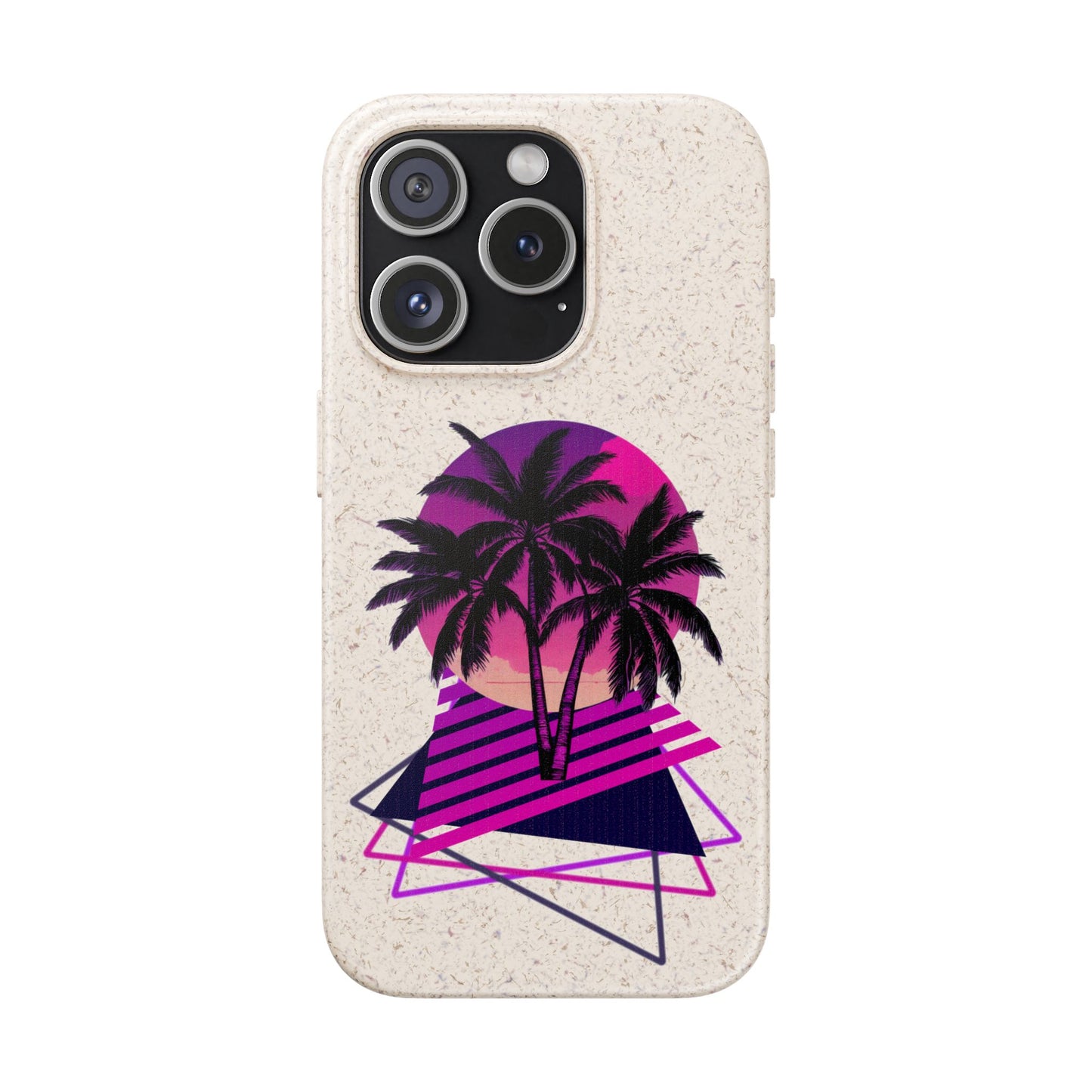 Biodegradable Phone Case | Neon Palms
