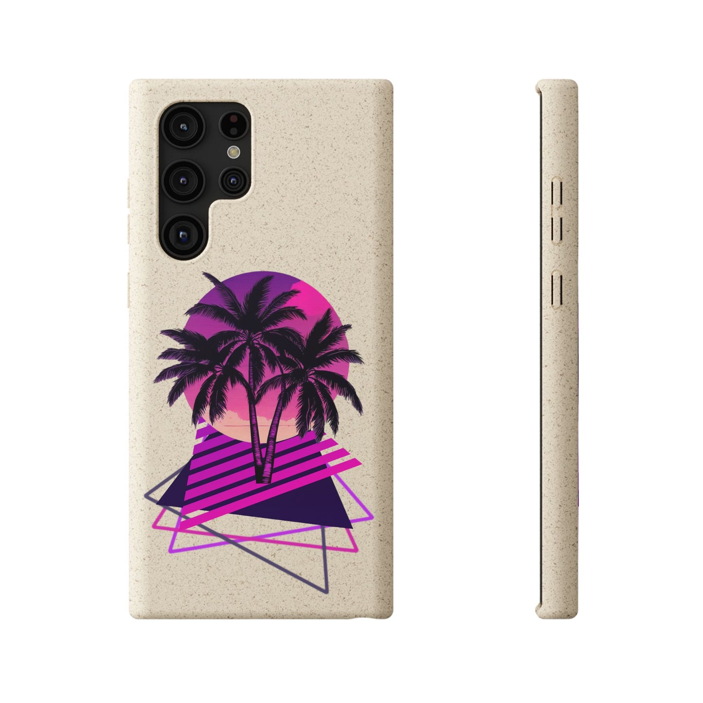 Biodegradable Phone Case | Neon Palms