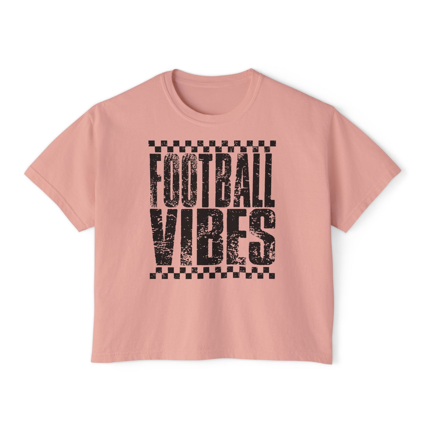 Women's Boxy Tee | Football Vibes
