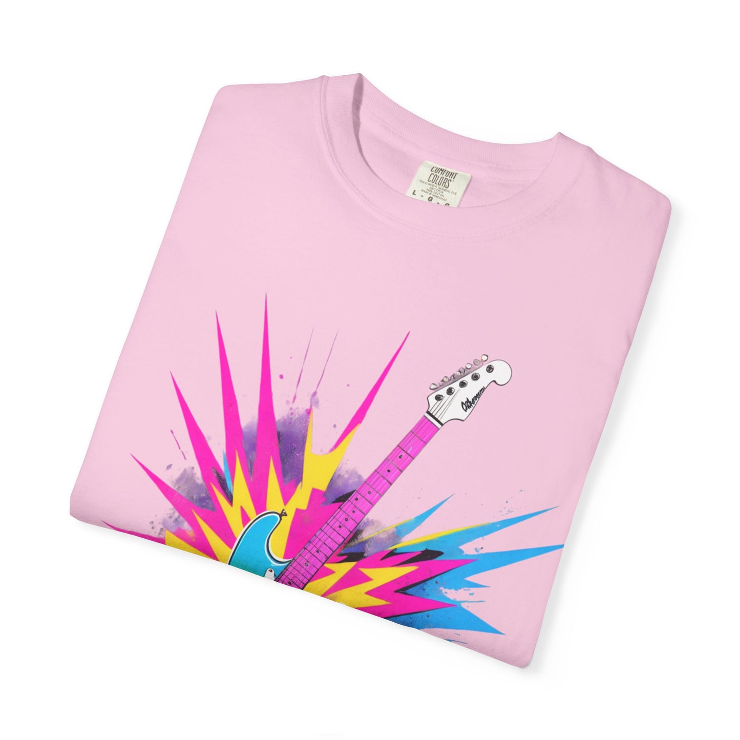 Cotton T-Shirt | Neon Guitar