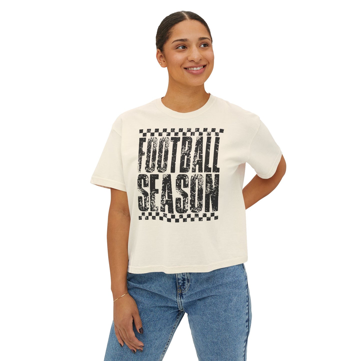 Women's Boxy Tee | Football Season