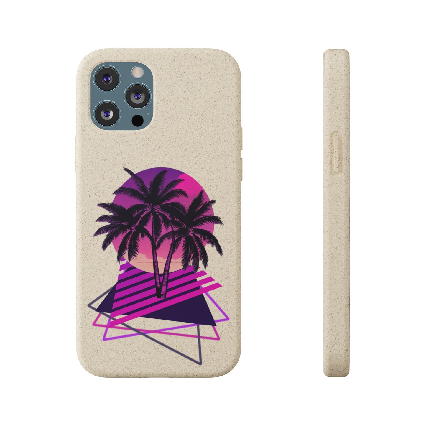 Biodegradable Phone Case | Neon Palms