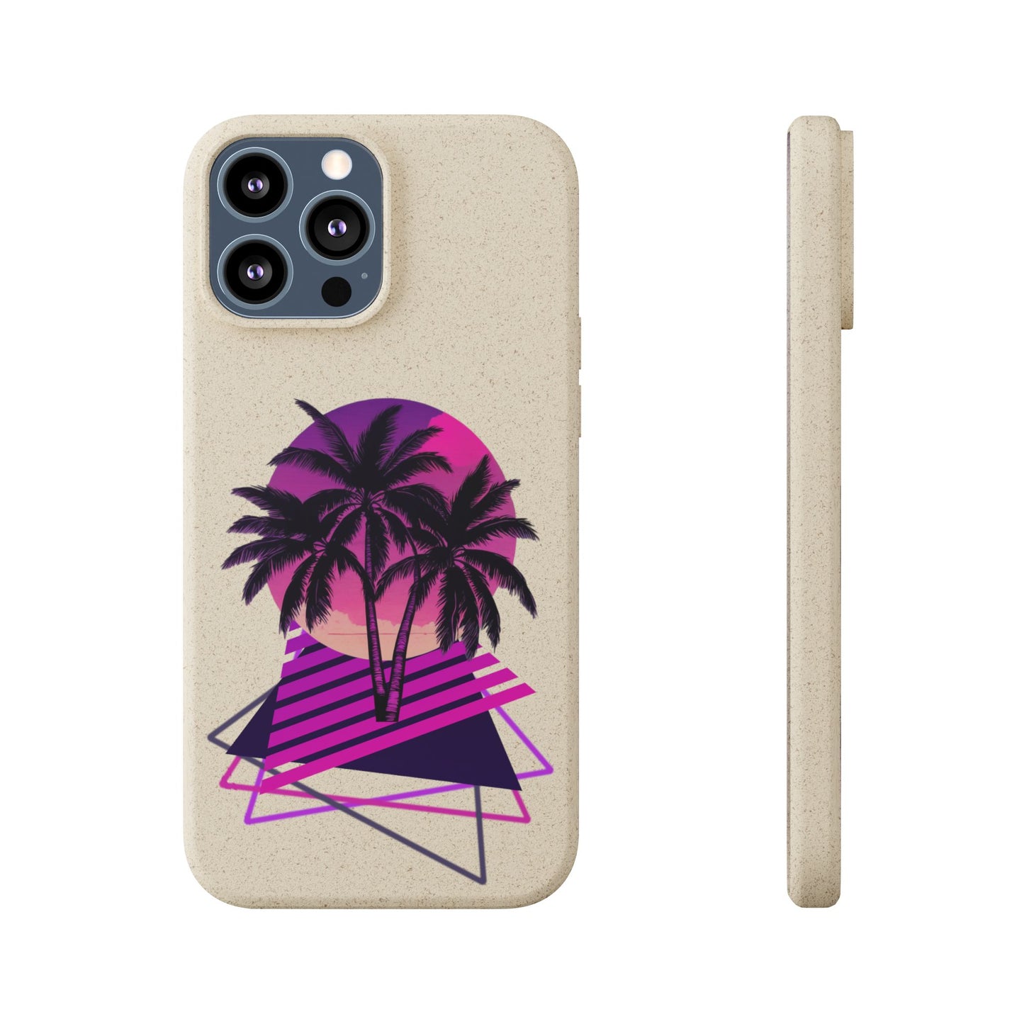 Biodegradable Phone Case | Neon Palms