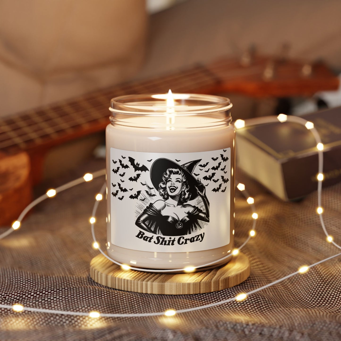 Scented Soy Candle - Halloween Bat Shit Crazy