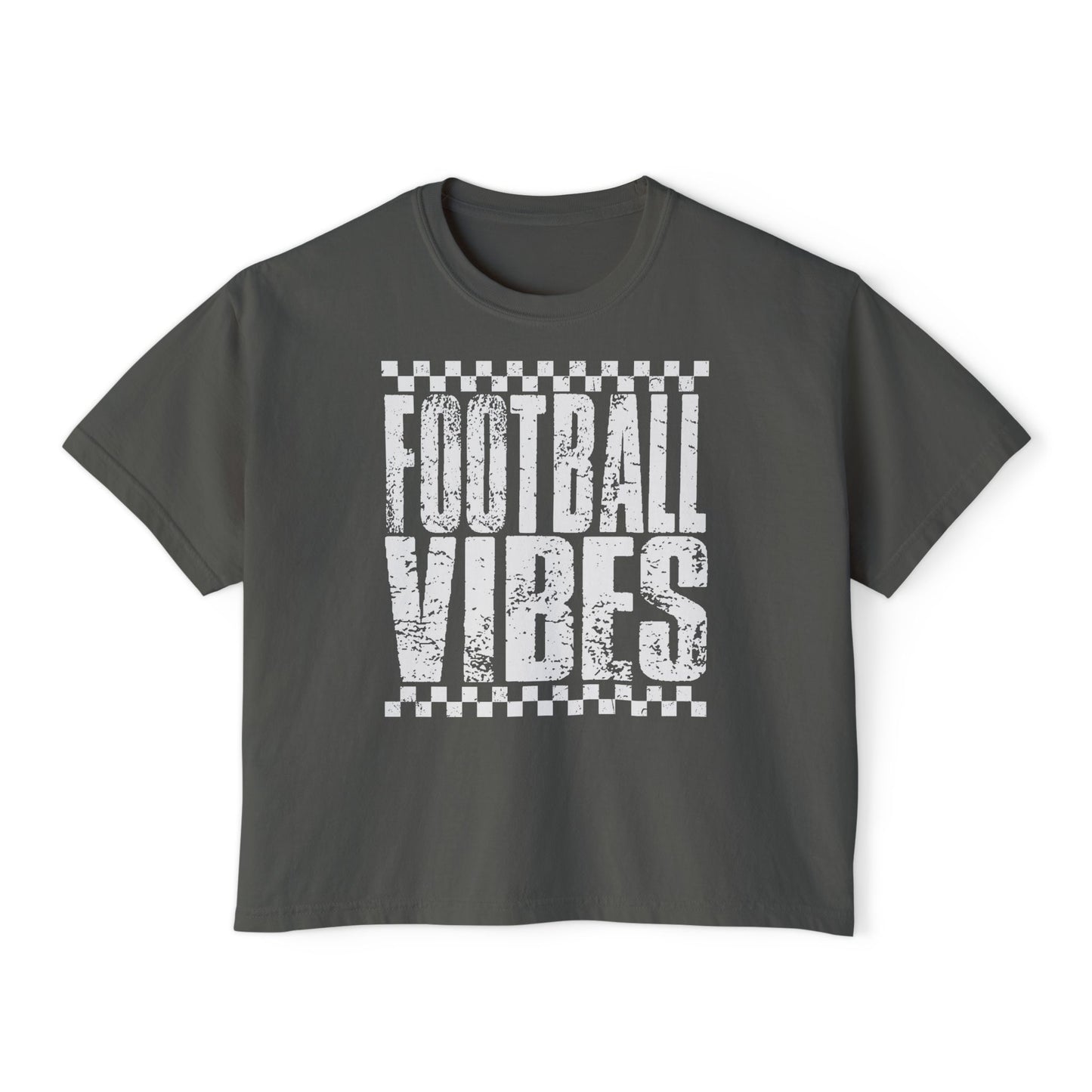 Women's Boxy Tee | Football Vibes