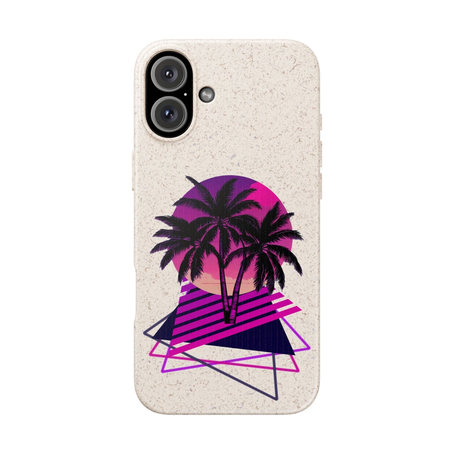 Biodegradable Phone Case | Neon Palms
