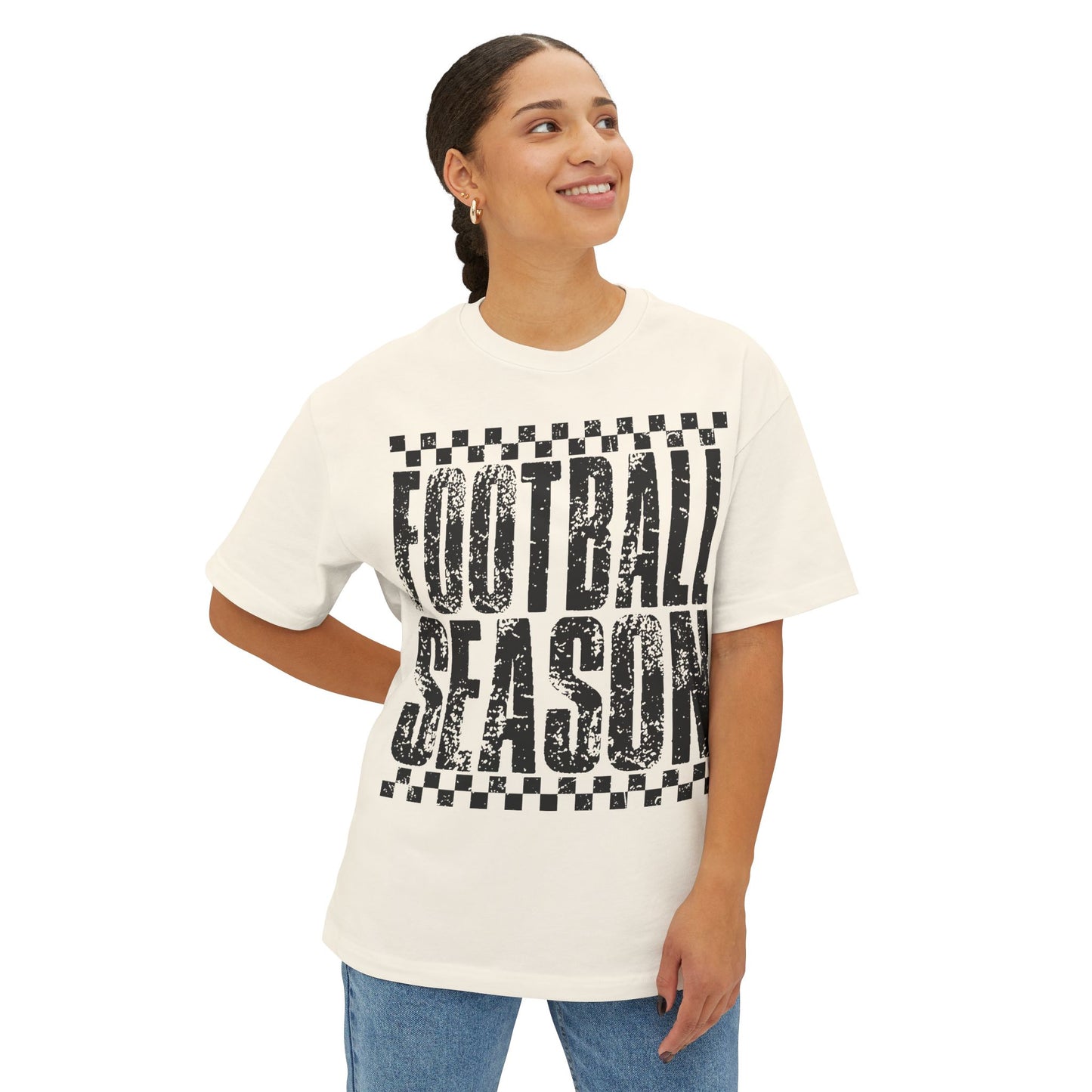 Oversized Boxy Tee | Football Season