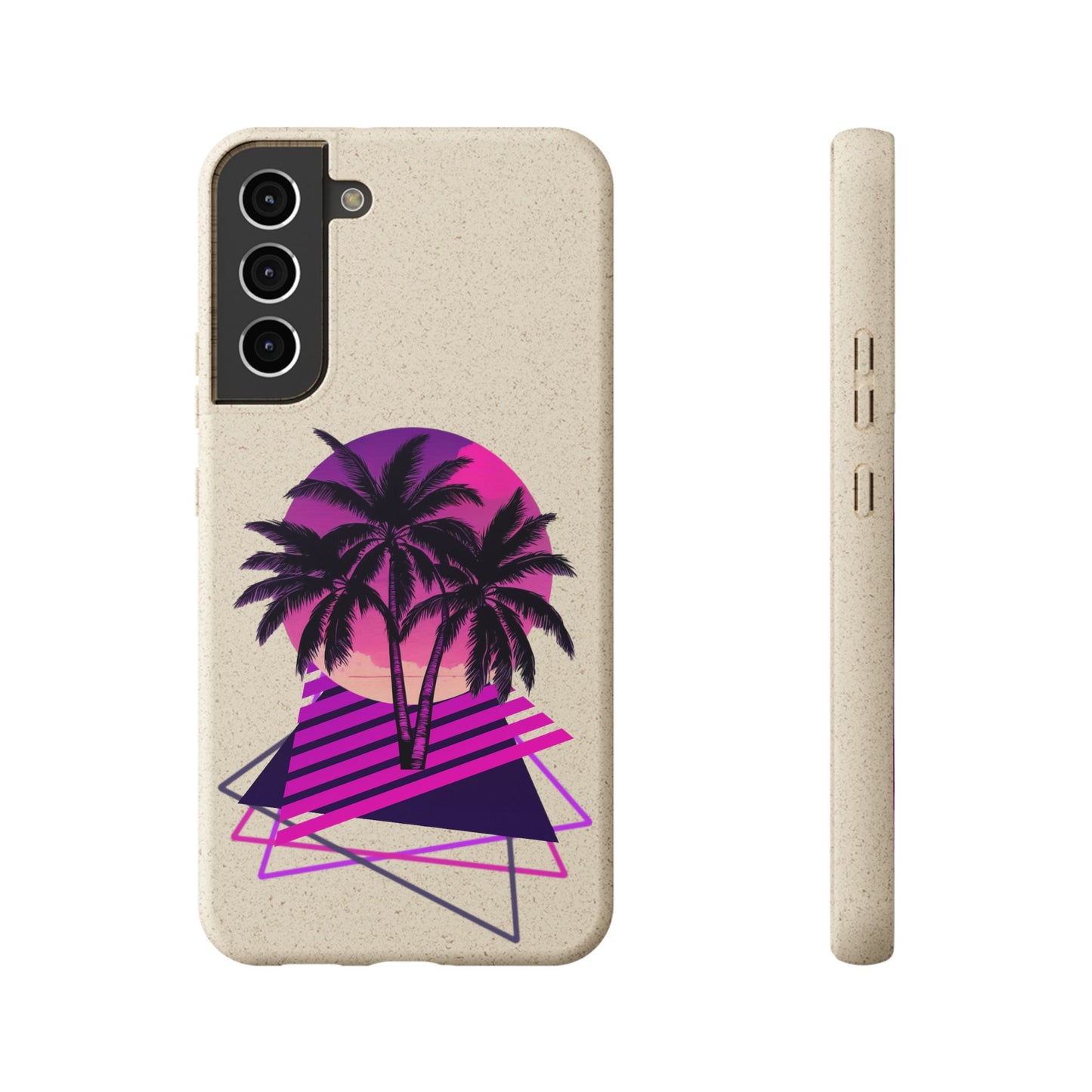 Biodegradable Phone Case | Neon Palms