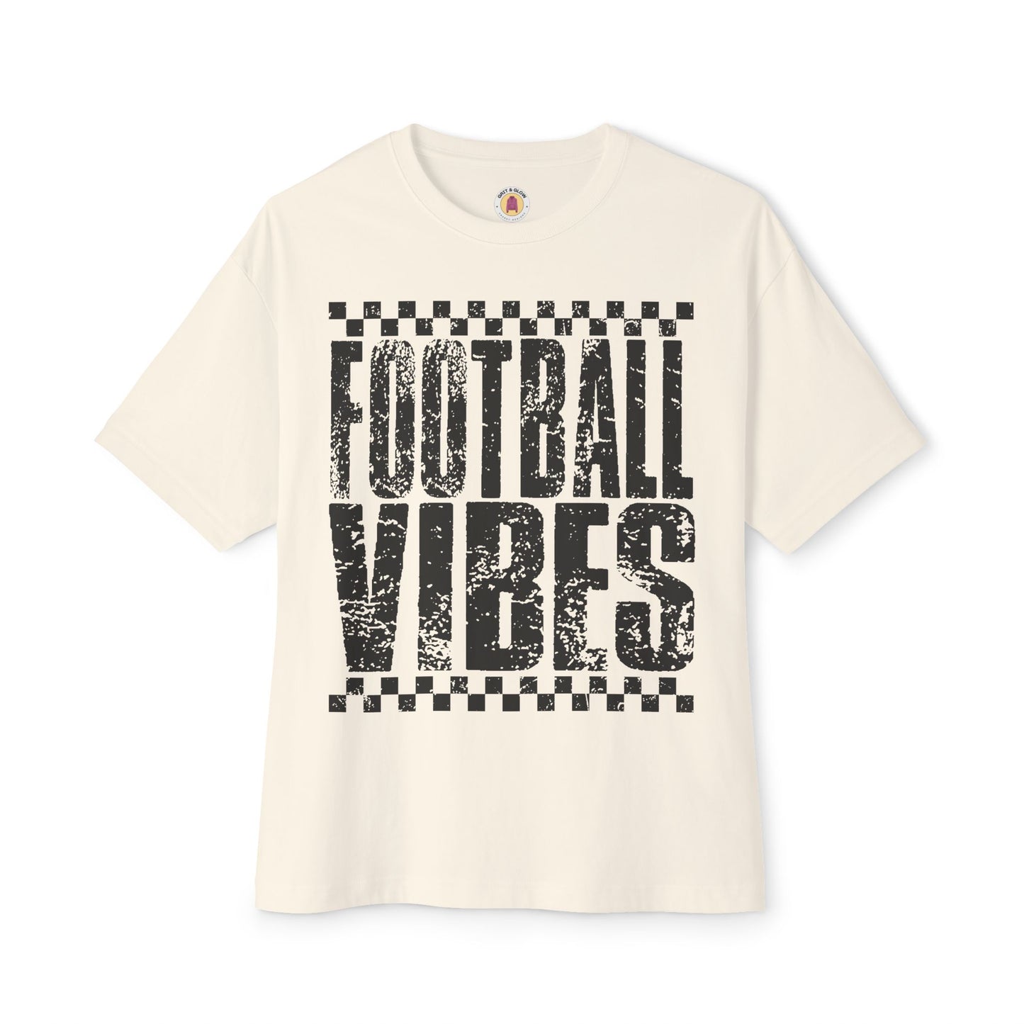 Oversized Boxy Tee | Football Vibes