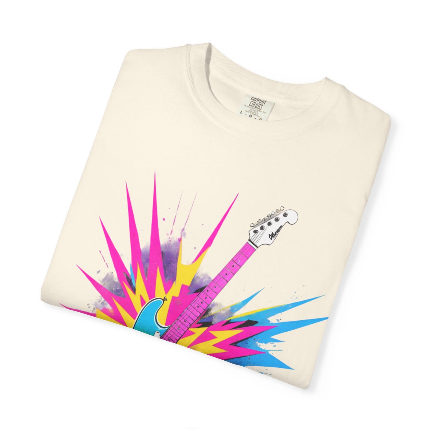 Cotton T-Shirt | Neon Guitar