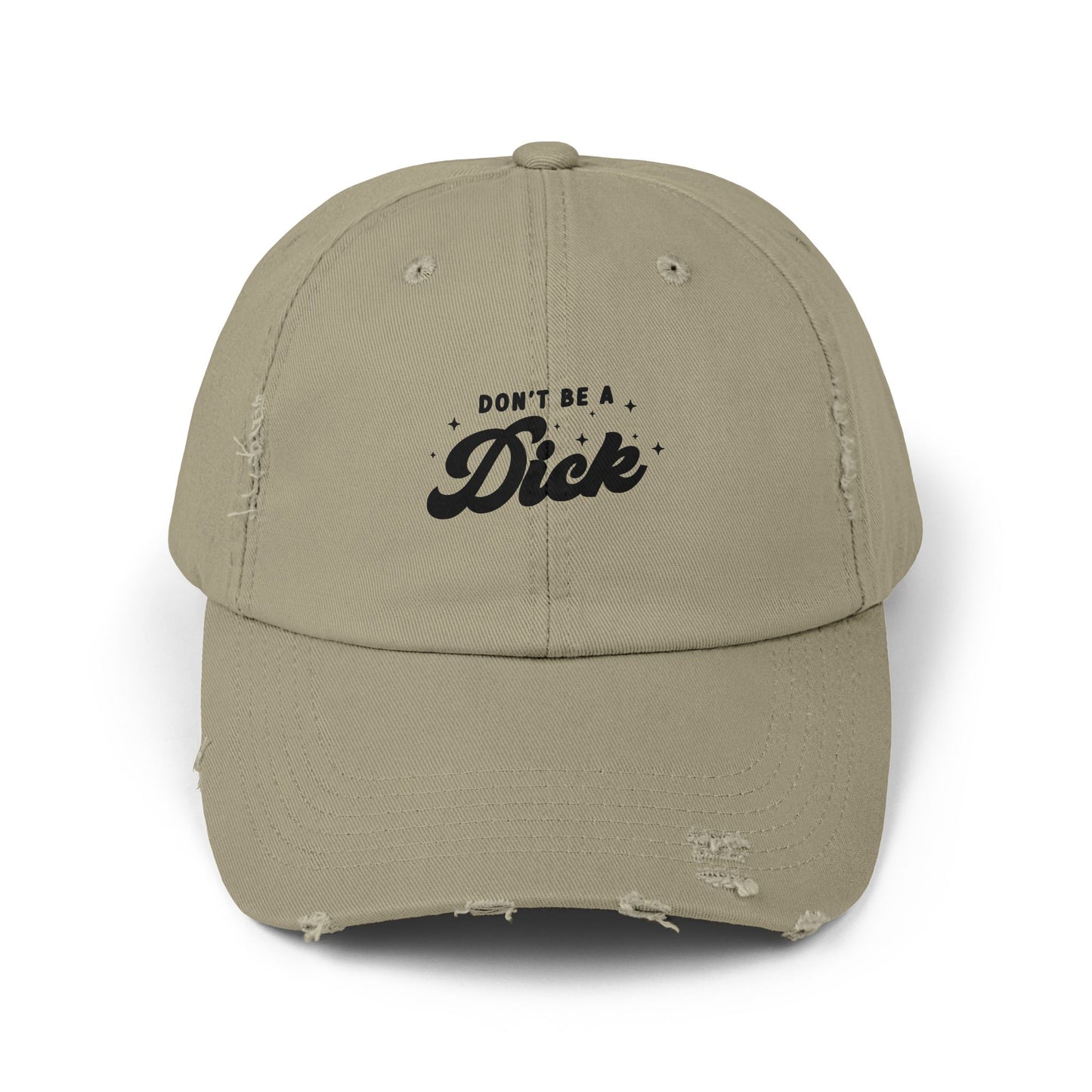 Distressed Ball Cap | Don't Be A Dick
