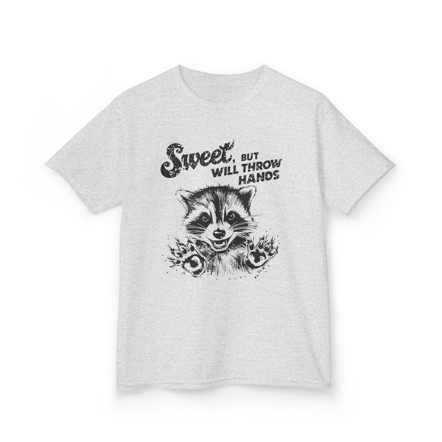 Kids Cotton T-Shirt | Sweet but will Throw Hands