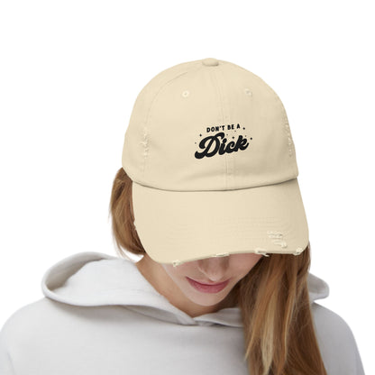 Distressed Ball Cap | Don't Be A Dick