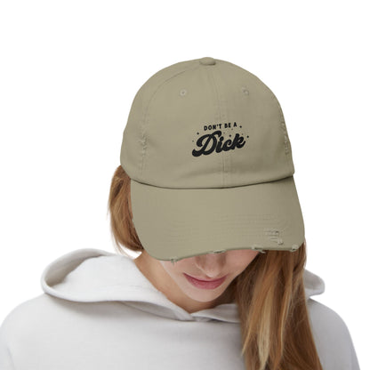 Distressed Ball Cap | Don't Be A Dick
