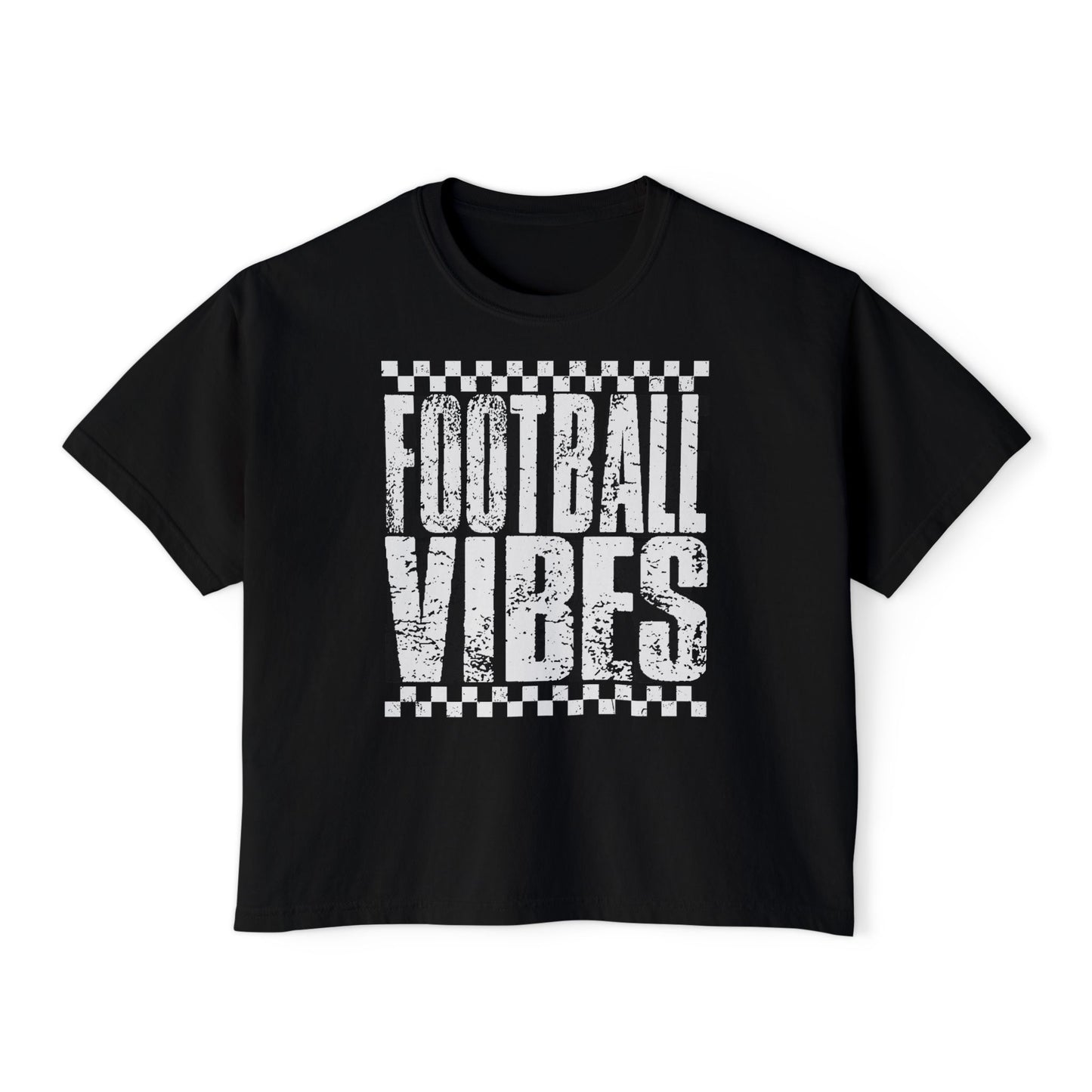 Women's Boxy Tee | Football Vibes