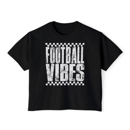 Women's Boxy Tee | Football Vibes