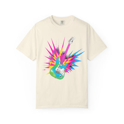 Cotton T-Shirt | Neon Guitar