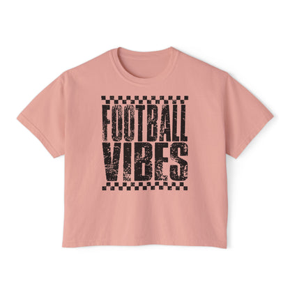 Women's Boxy Tee | Football Vibes