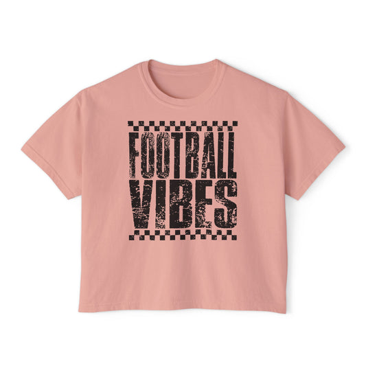 Women's Boxy Tee | Football Vibes